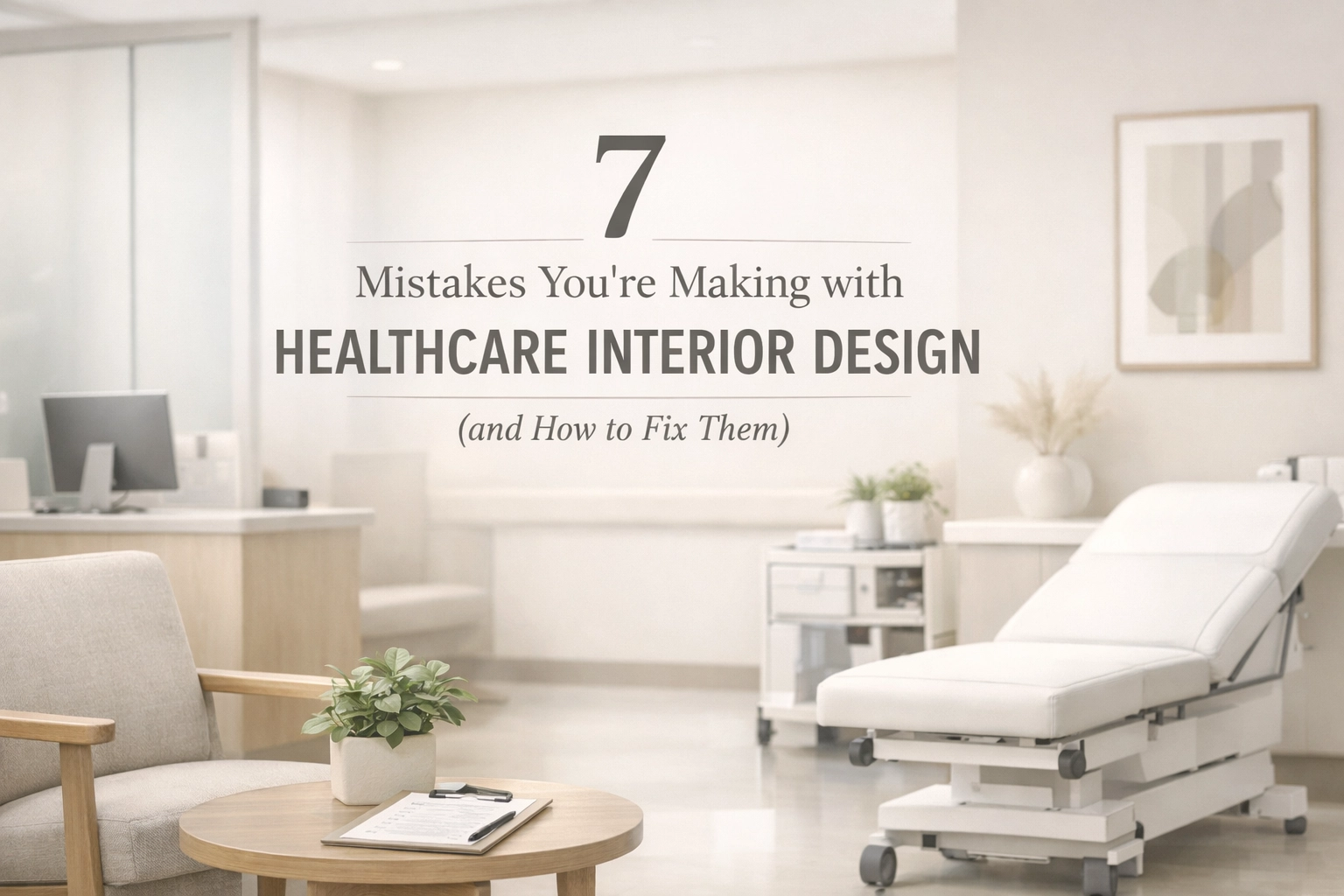 7 Mistakes You’re Making with Healthcare Interior Design (and How to Fix Them)